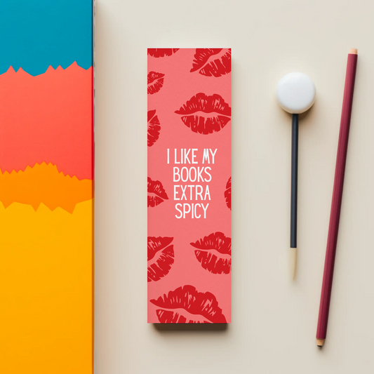 Spicy Books Bookmarks | Set of 5 | 3x7 inches