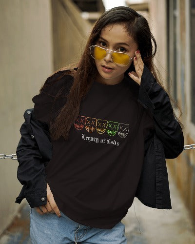 Legacy of Gods - Rina Kent | Unisex Oversized T-shirt for Book Lovers | Black